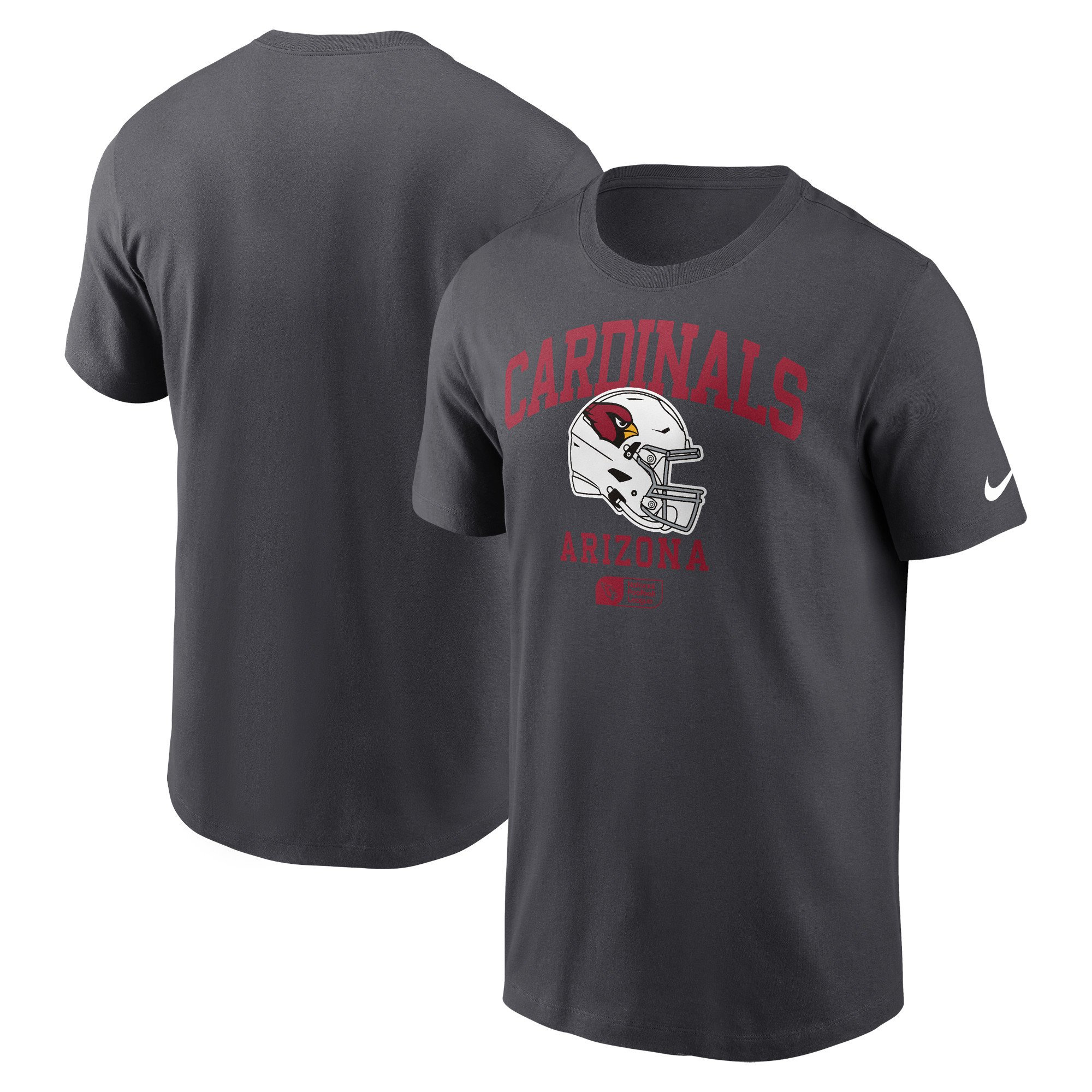Men 2025 NFL Arizona Cardinals Grey T shirts